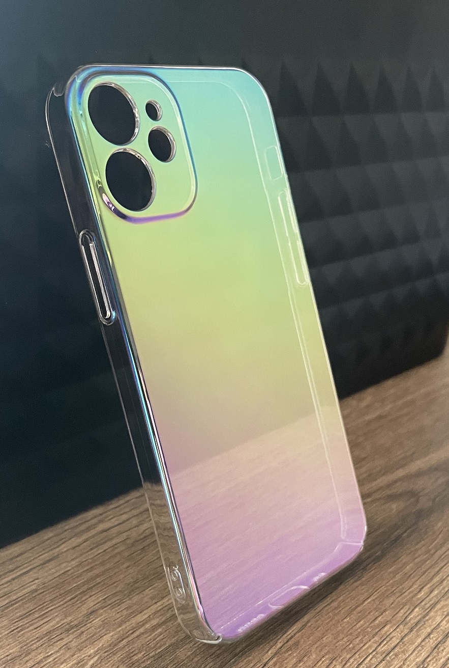 Holografický kryt na iPhone 12 Mini – zářivý efekt & stylová ochrana