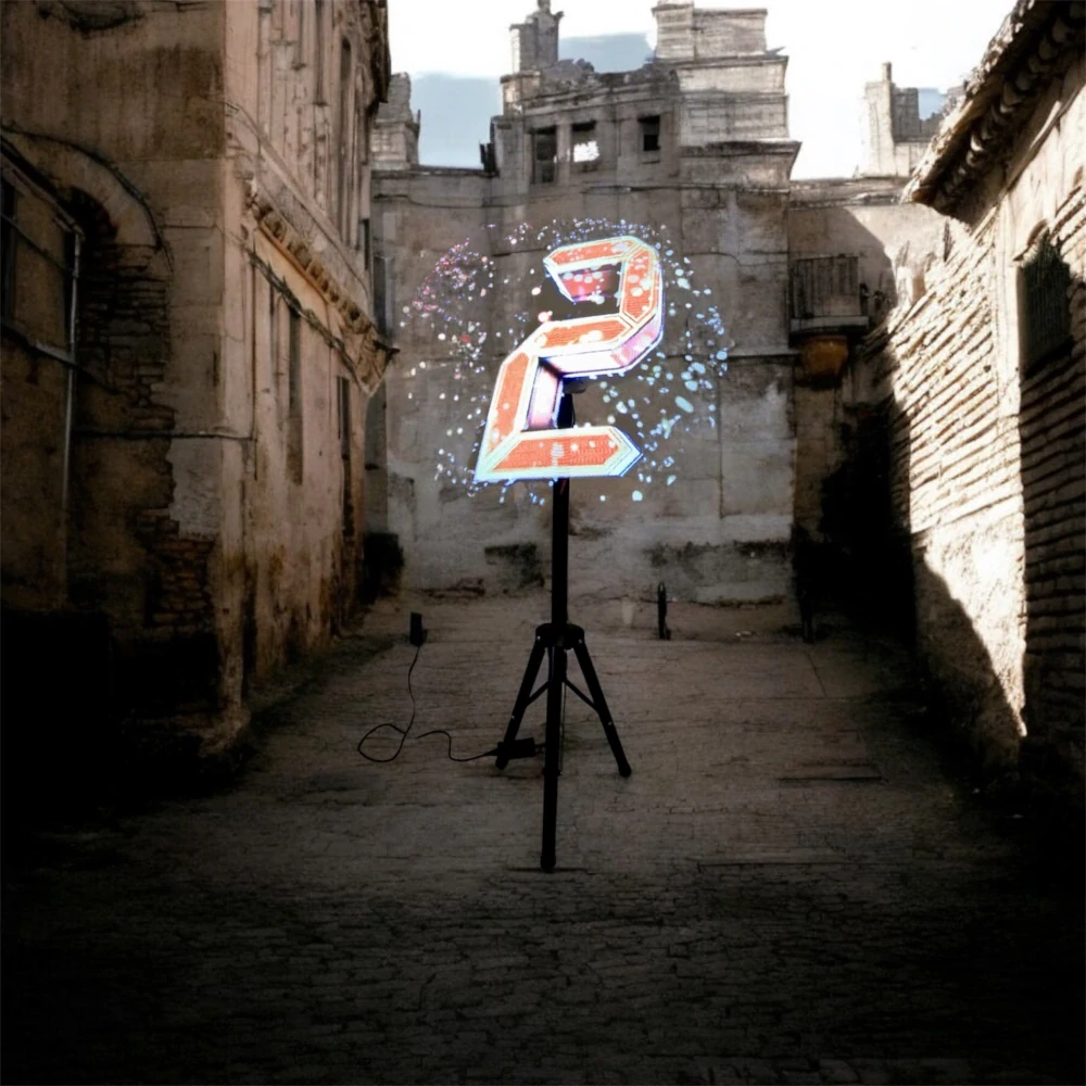 Hologramový 3D projektor 65 cm s WiFi – výkonný model pro prezentace