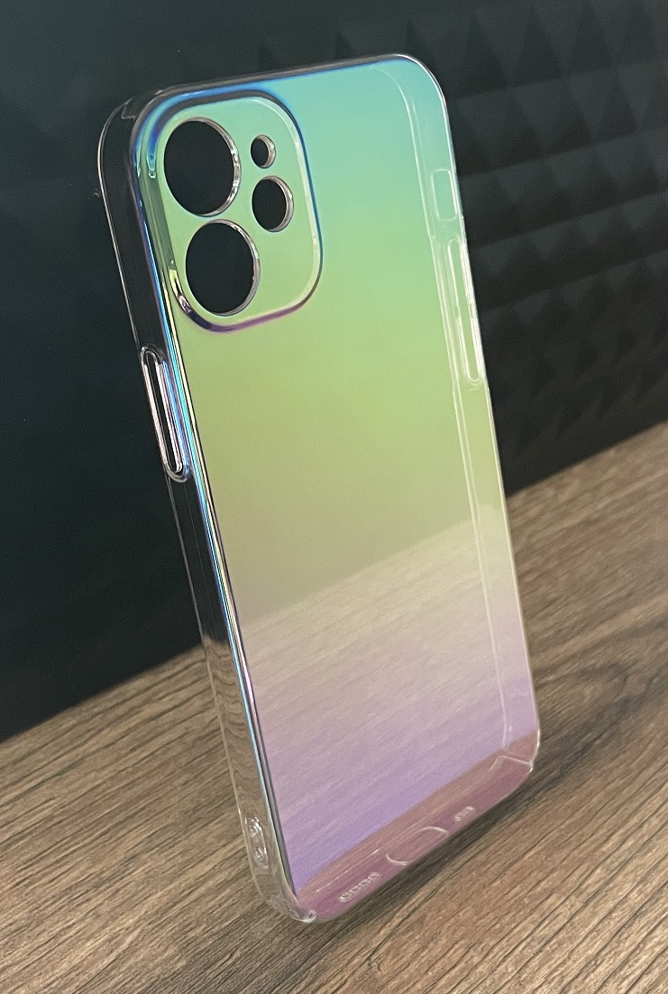 Holografický kryt na iPhone 12 Mini – zářivý efekt & stylová ochrana