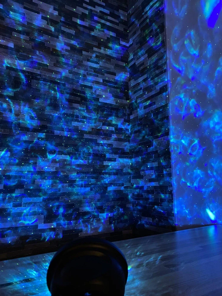 LED hvězdný projektor s Bluetooth reproduktorem – noční světlo pro děti